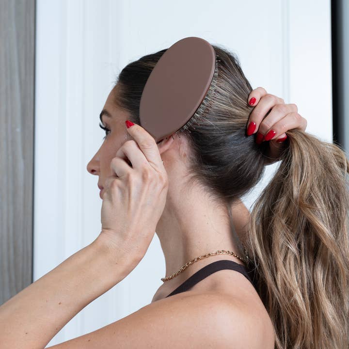 Framar Hair Brushes & Hair Accessories - Wholesale Hair Brush/Comb - FRAMAR Boar Bristle Hair Brush, Boar Brush For Hair - Brown11