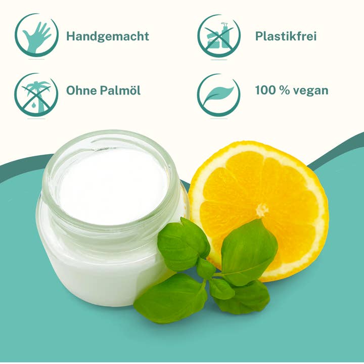 Kleine Auszeit Manufaktur - Wholesale Deodorant - Unisex - Citrus Basil deodorant cream, 30 ml1