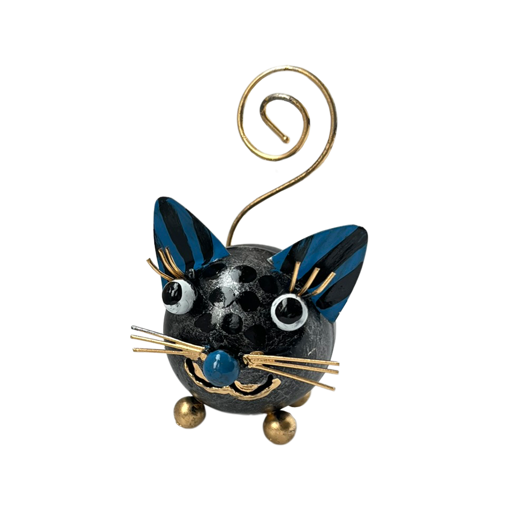 VIE - Venta al por mayor Figura decorativa - Extravagante animal de cola rizada de metal, aproximadamente 8 x 7 x 4 cm14