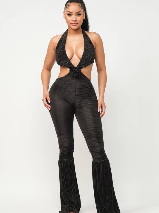 Jumpsuit med gulddetaljer för wholesale av Belita Collection