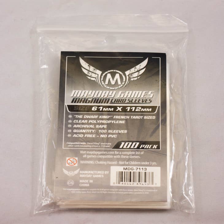 Sleeve Kings Magnum 7 Wonders Card Sleeves (65x100mm) - 110 Pack,  -SKS-8811