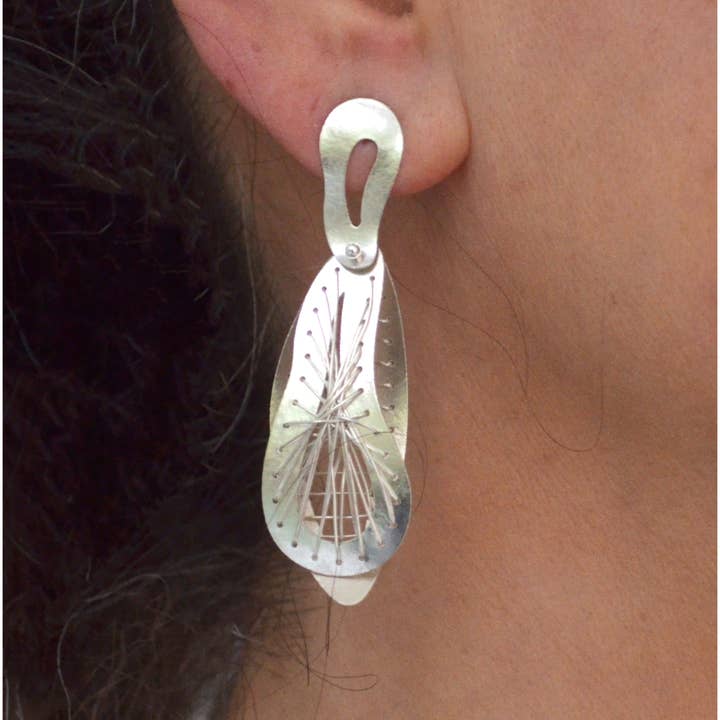 Suzanne Schwartz Jewelry - Wholesale Dangle Earrings - Sew Weave Earrings