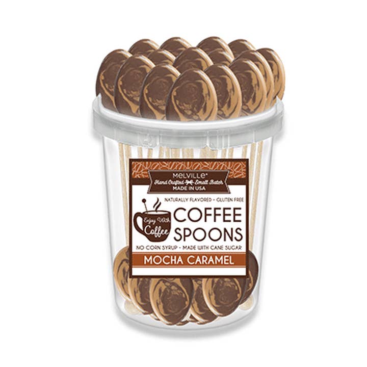 Melville Candy Company - Wholesale Lollipop - Mocha Caramel Coffee Spoons
