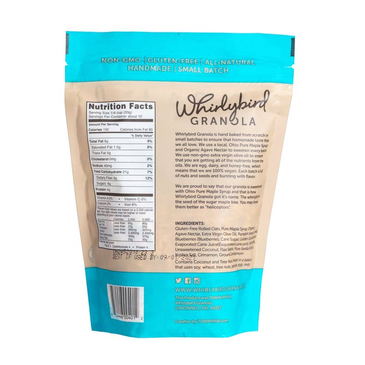 Whirlybird Granola - Wholesale Granola - Whirlybird Granola Vanilla Berry
