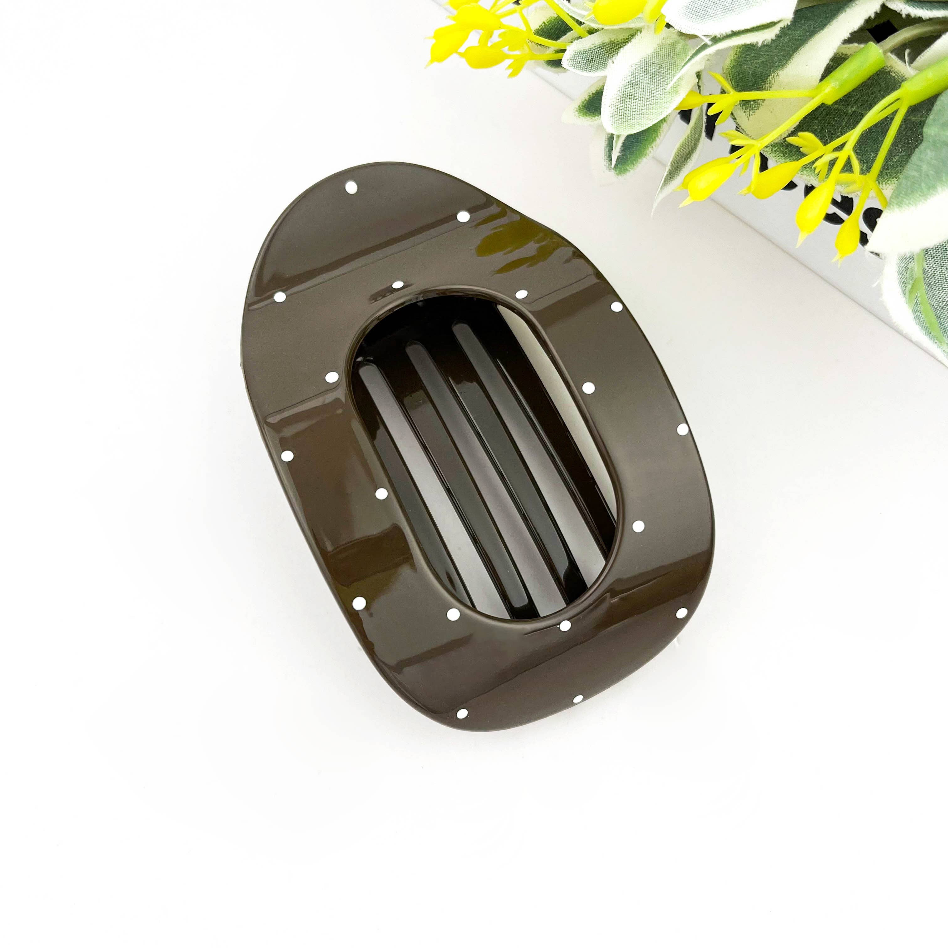 TheDivaSoap - Wholesale Hair Clip - Women's - Polka Dot Solid Color Flat Clip2