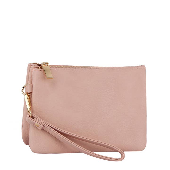 Handbag Factory Corp - Wholesale Crossbody Bag - Women's - Tripe comparament convertible clutch crossbody wristlet