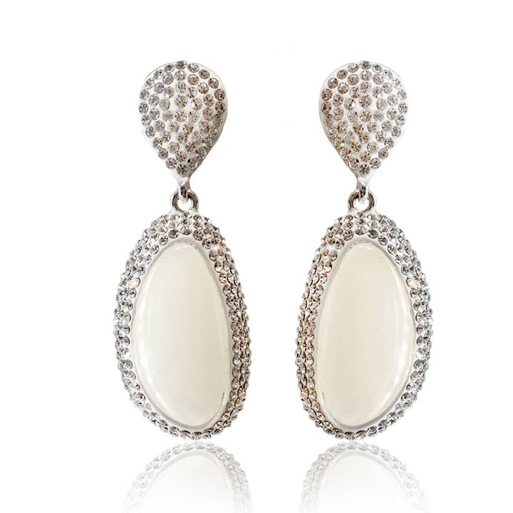 GOLDMINE SPARKLE EARRINGS Silver for wholesale by IOAKU by Fanny Ek