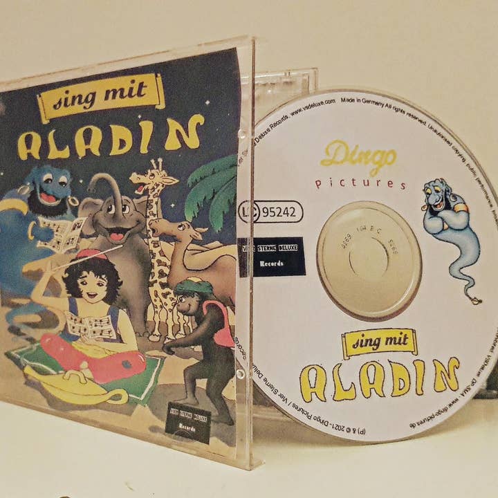 Vier Sterne Deluxe Records - Vente Accessoires de musique - Dingo Pictures — CD de Chante avec Aladin
