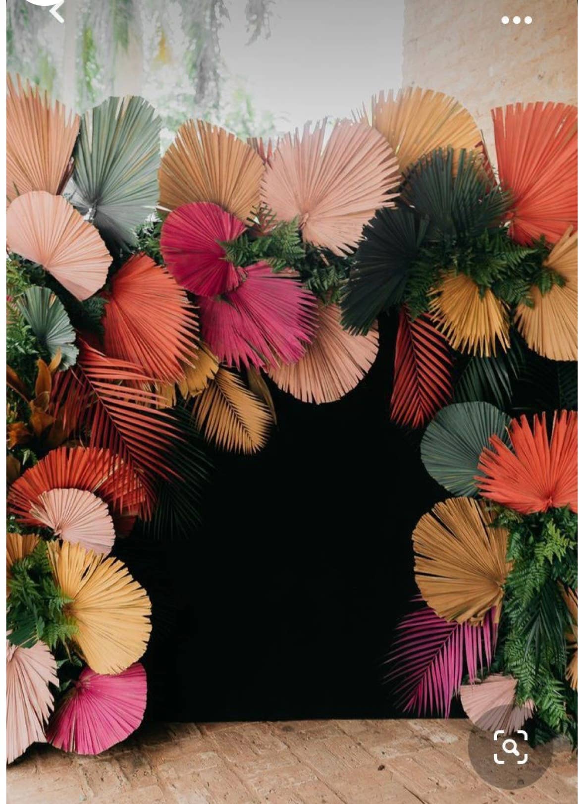 The Blooming Palm - Wholesale Retailer Sample - Home Decor - 14" PINK SunDried Painted Palm Leaf Decor, SAME DAY SHP  10