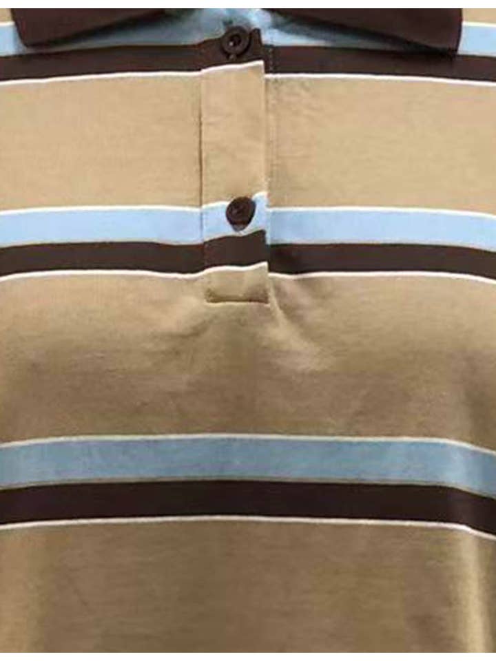 Sweetkama - Wholesale Sweatshirt - Women's - Ladies Color Block Stripe Lapel Pullover Top Everyday Sweatshirt1