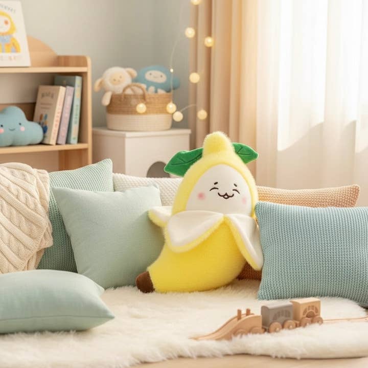 Banana Kids Toy – Soft & Cuddly Stuffed Toy- Holiday Gifts for wholesale by Ozznek Shoes