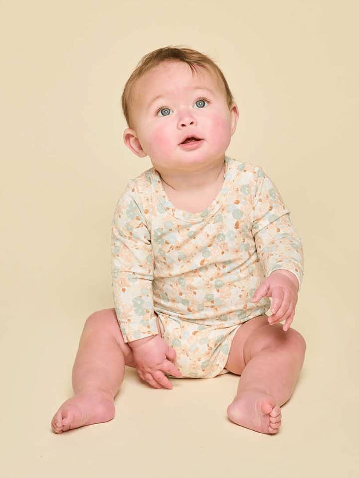 Cushii Softluxe Long Sleeve Body Suit - Floral for wholesale by Cushii