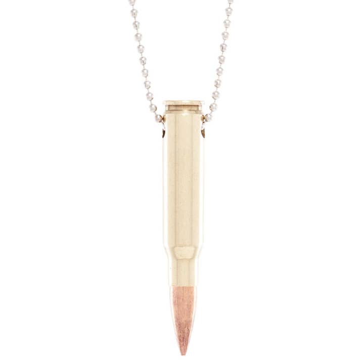 .308 Caliber Ball Chain Necklace for wholesale by Lucky Shot