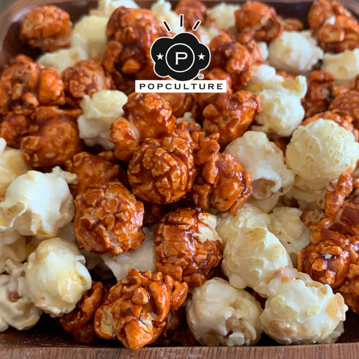 Pumpkin Cheesecake for wholesale by Popculture Gourmet Popcorn
