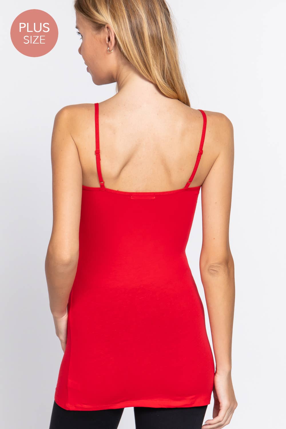 Active Basic | Active USA - Vente Caraco – femme - [GRANDE TAILLE] Camisole Basique avec Bretelles Spaghetti Réglables46