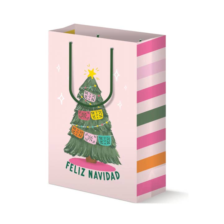 Isabella MG – wholesale Gift bag – Papel Picado Navidad Gift Bag | Holiday Gift Bag
