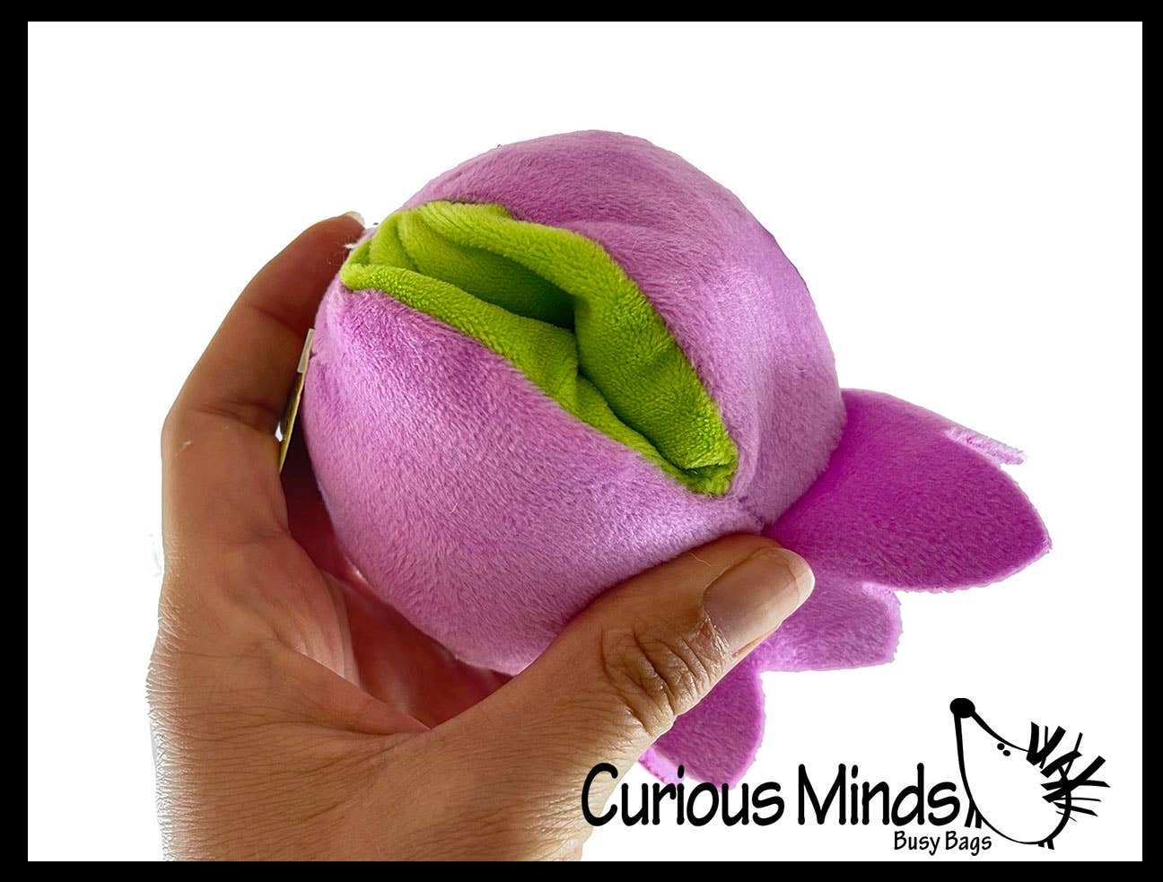 Curious Minds Toys – Engroshandel Plyslegetøj - Børn og baby – 1 Sød blæksprutte dyr glad trist plys flip indefra og ud Anima11