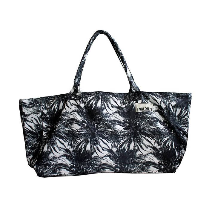 Borsa da spiaggia CANOPEE XL in tessuto stampato a baldacchino per la vendita all'ingrosso da parte di Où est Marius