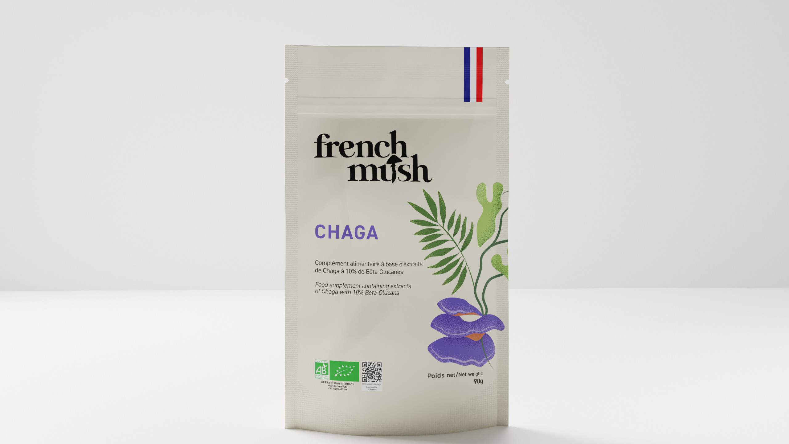 FRENCH MUSH - Venta al por mayor Suplementos/vitaminas para beber - Suplemento dietético de extracto de Chaga - FRENCH MUSH6