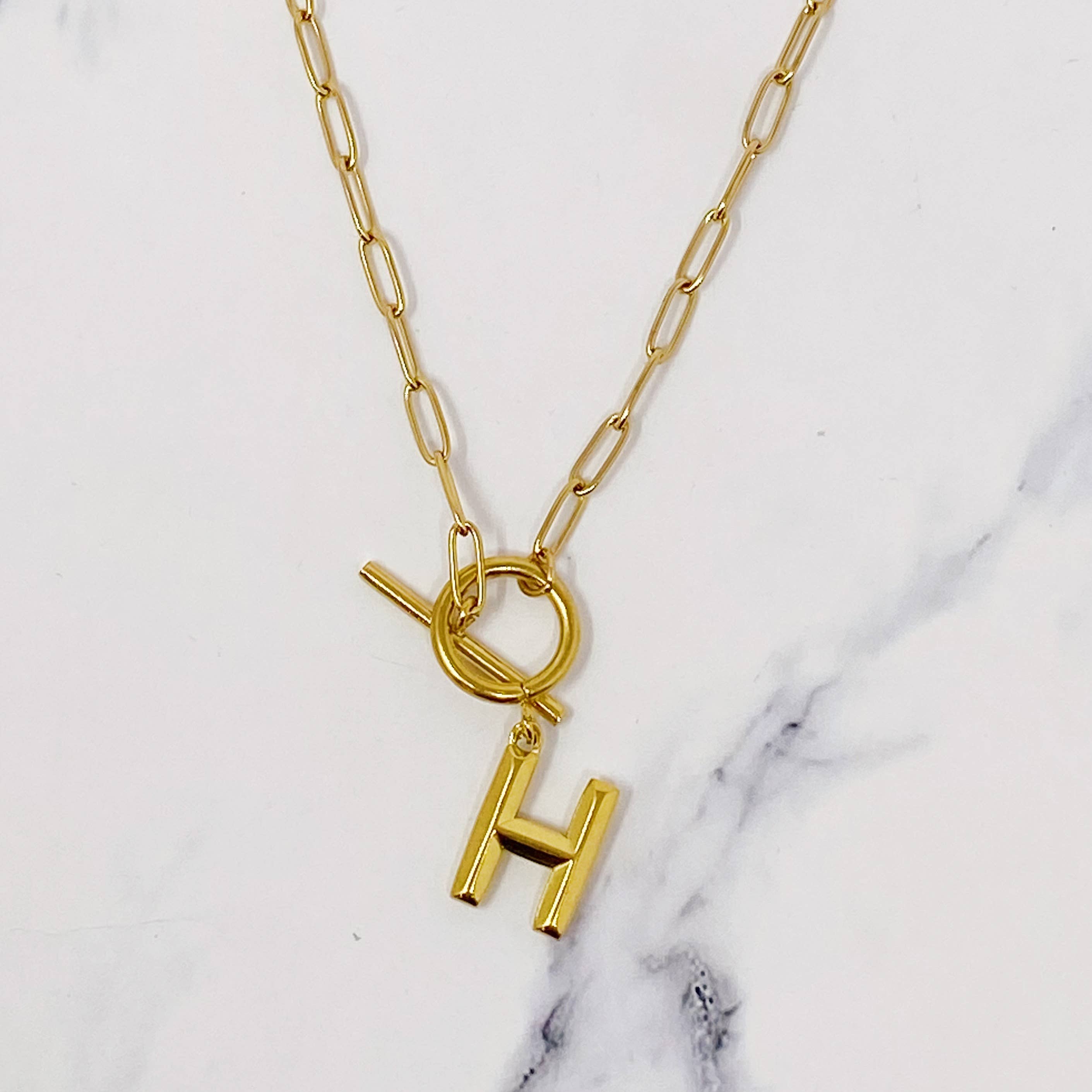 Ellison+Young - Wholesale Pendant/Charm Necklace - Modern Classic Initial Necklace4