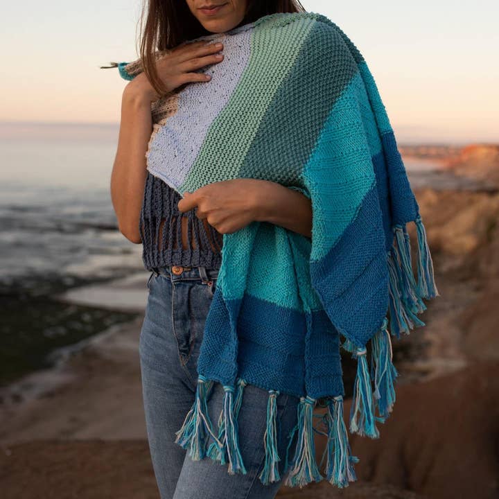 DIY Knitting Kit XXL Shawl Karpathos and other Purchase Wholesale yarn shawl knitting pattern. Free Returns & Net 60 Terms on Faire trending on Faire.