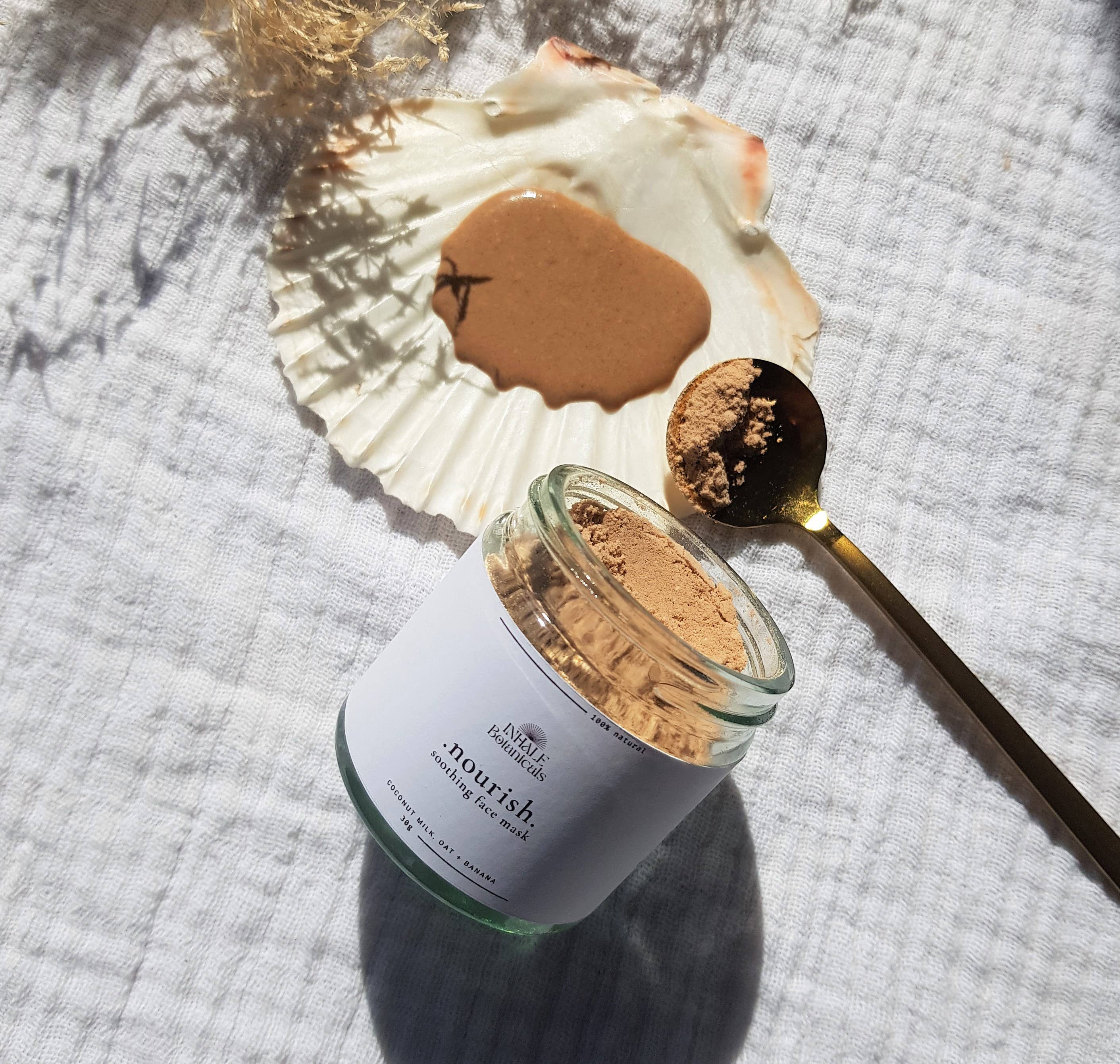 Inhale Botanicals - Wholesale Skincare Face Mask - Nourish Soothing Face Mask 30g Jar1