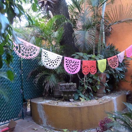 ArtMexico Ltd - Wholesale Bunting/Garland - Coral Inspired Bunting Handmade Wedding or Party Decorations