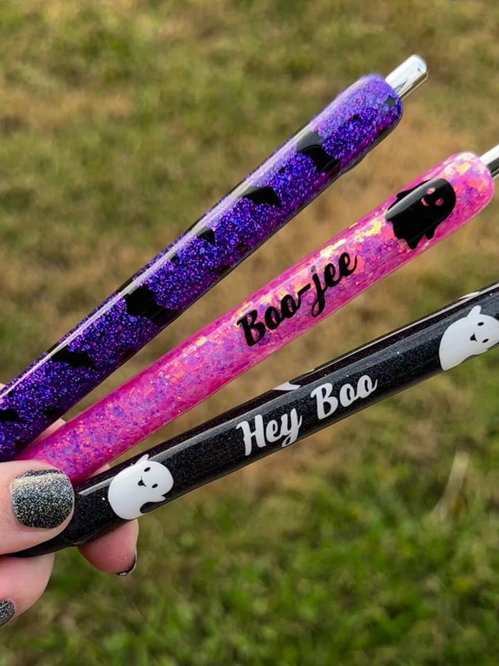halloween resin pens for wholesale by SmallTownClayCo