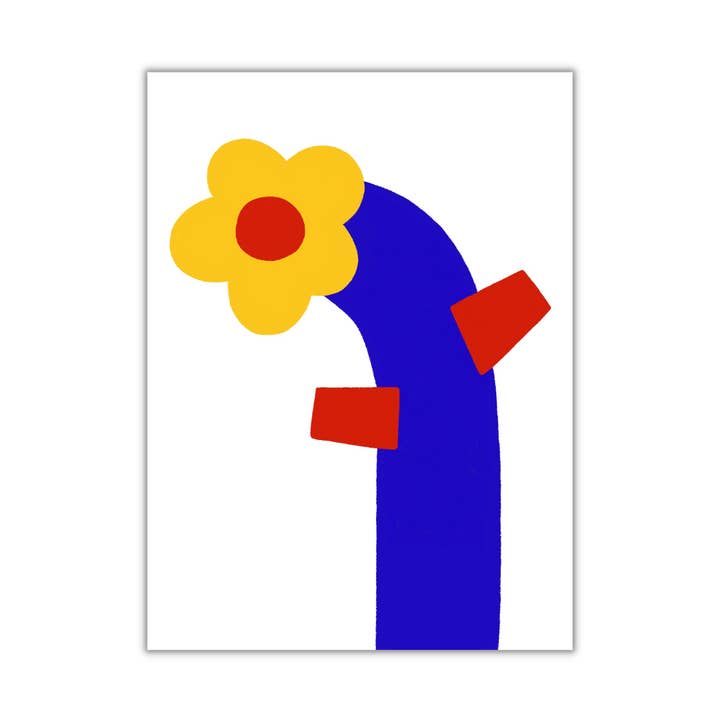 Flor amarela - impressão fine art 18x13 cm por atacado de Colorobe