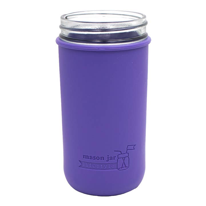 Mason Jar Lifestyle - Wholesale Drink Huggers & Koozies - Silicone Sleeve for Pint & a Half 24oz Ball Mason Jars14