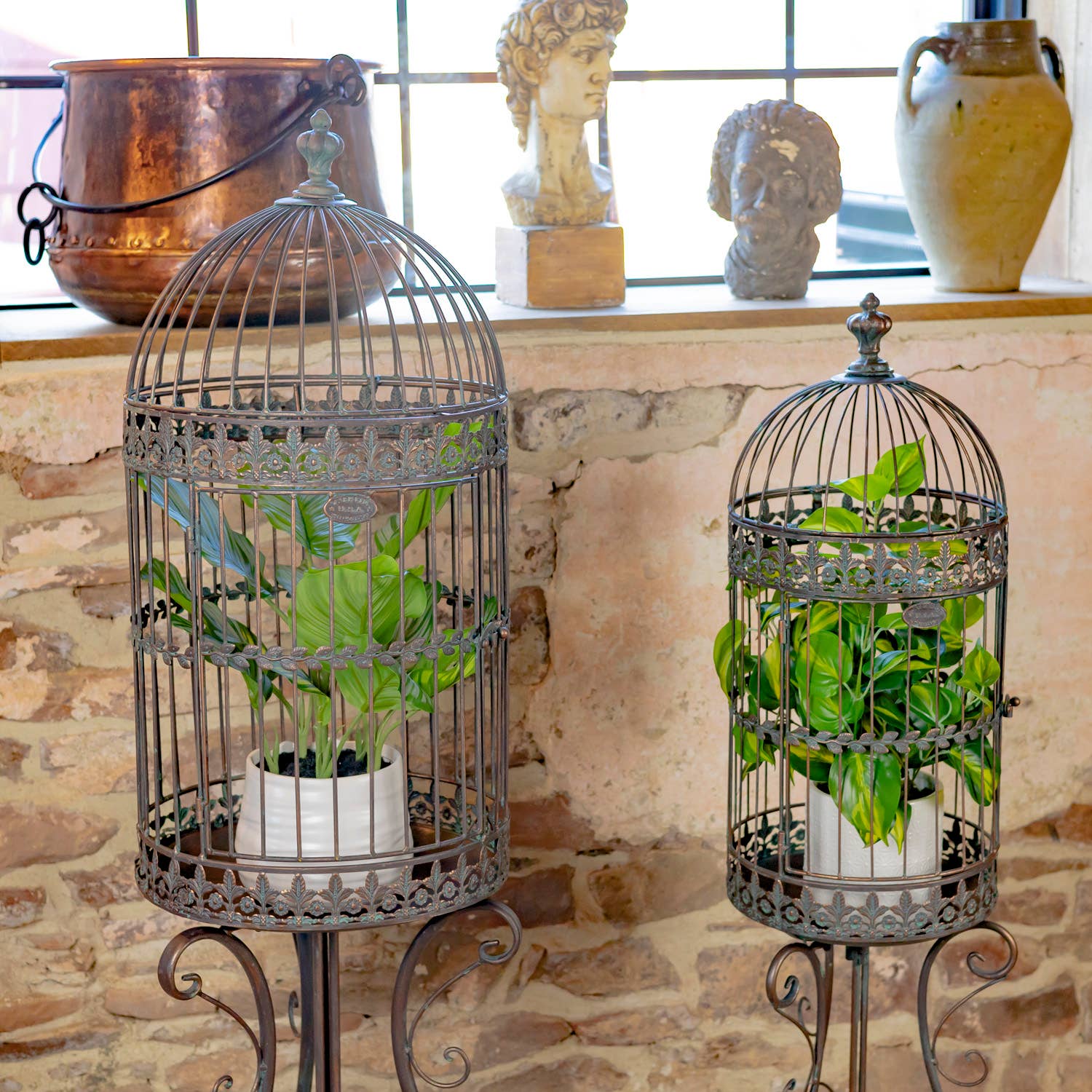 Zaer Ltd. International - Wholesale Plant Pot Stand - Victorian Style Birdcage Style Planters "Copenhagen 1843"12