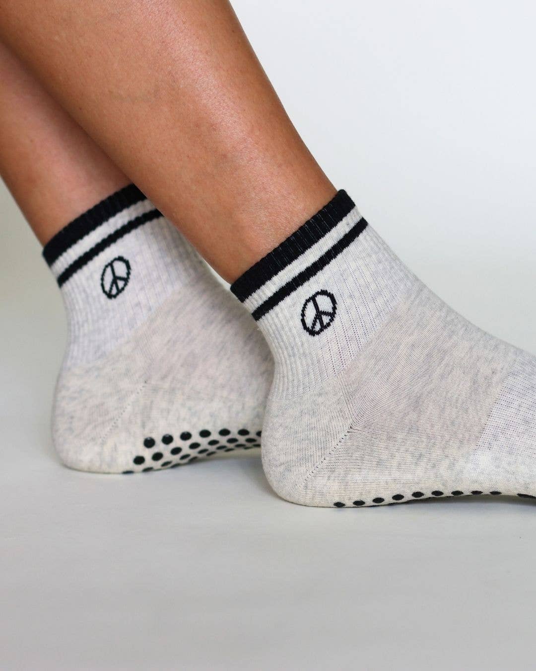 California Grip Socks - Vente Chaussettes – unisexe - Les chaussettes à prise courte avec signe de paix4