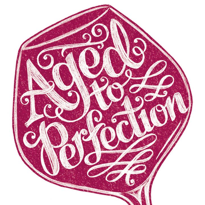 Alexandra Snowdon – wholesale Birthday card – Aged Wine Birthday Card1