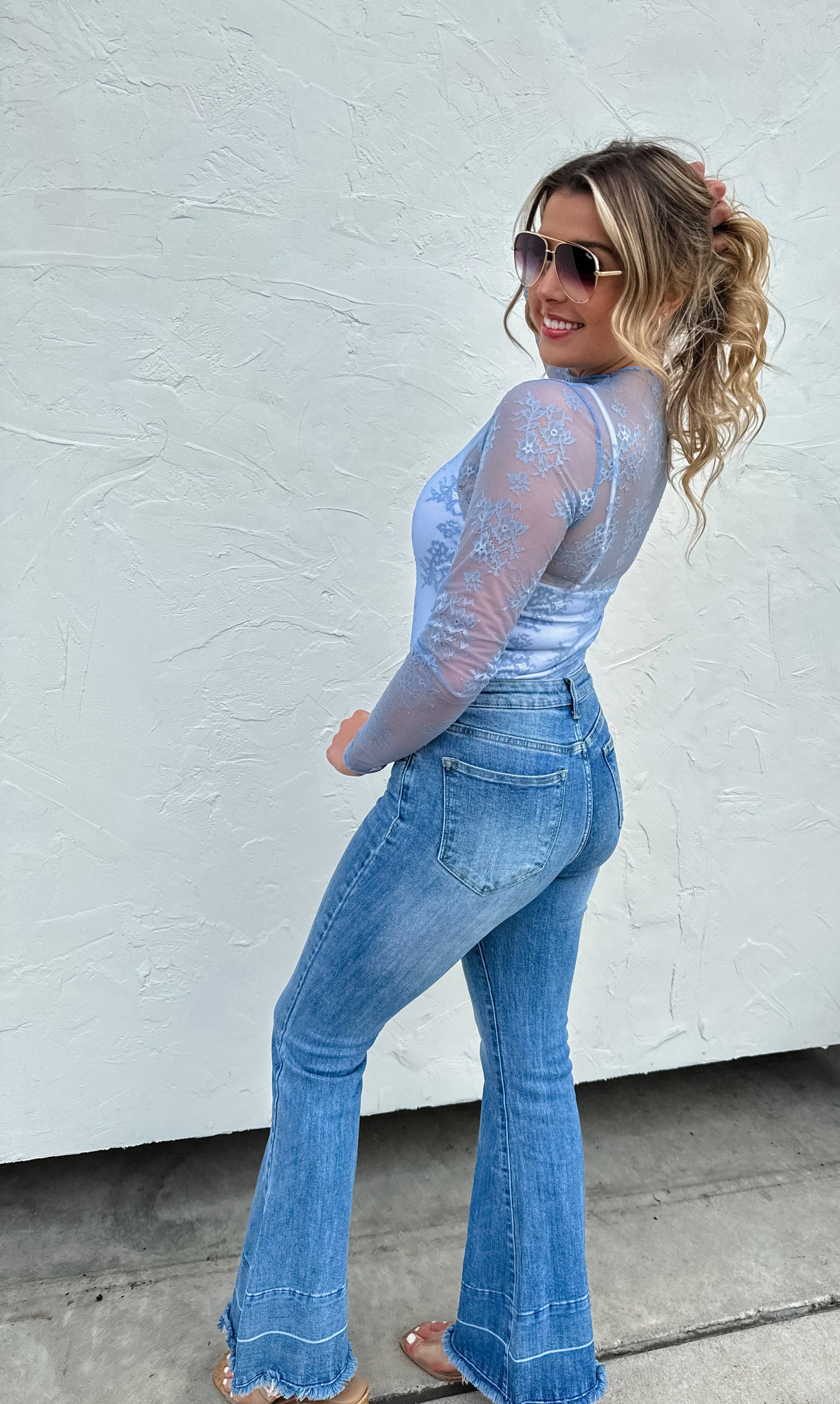 BLAKELEY - Wholesale Blouse - Women's - VALENTINES ROXY LACE TOP1