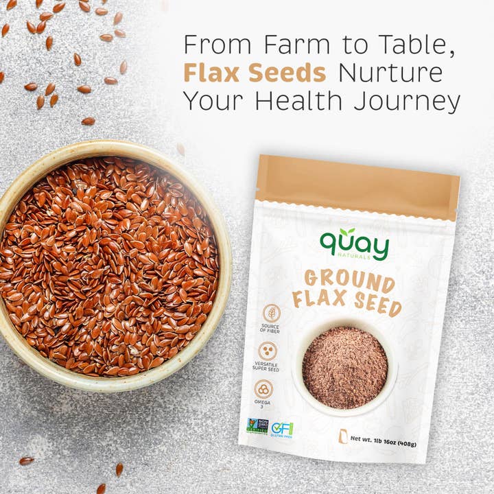 Quay Naturals - Wholesale Protein/Superfood Powder - Organic Ground Flaxseed2