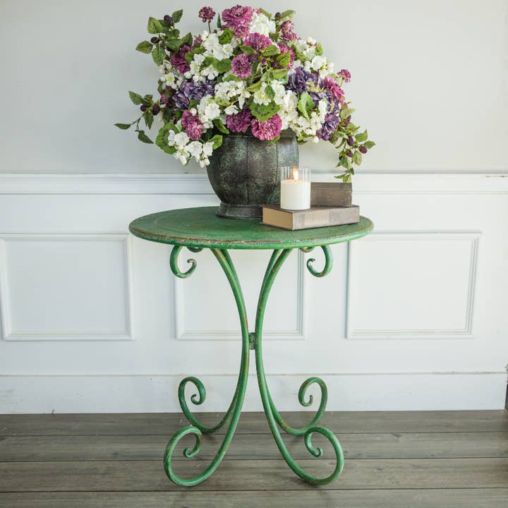 TEXTURED GREEN ACCENT TABLE for wholesale by Ragon House