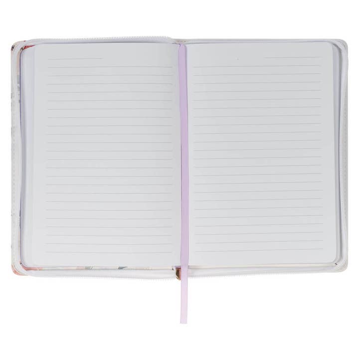 Christian Art Gifts - Wholesale Journal/Diary - Journal Classic Zip Floral Love Is Patient Love Is Kind4