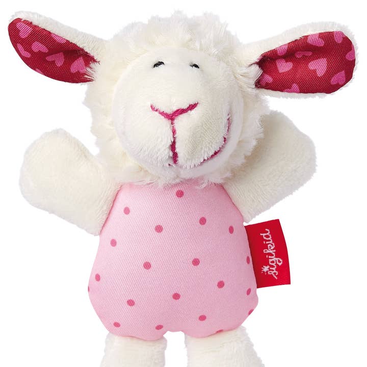 Rattle sheep pink for wholesale by sigikid