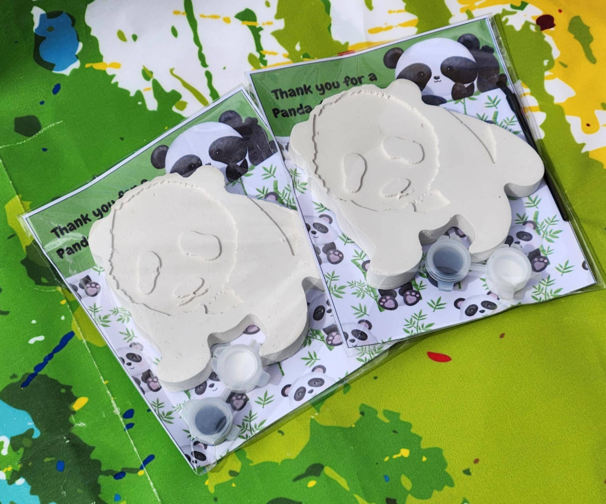 Snazzy Crayons – Großhandel Bastelset – Kinder – Panda Pflaster Malsets l Panda Partygeschenke| Niedliche Kinderkunst3