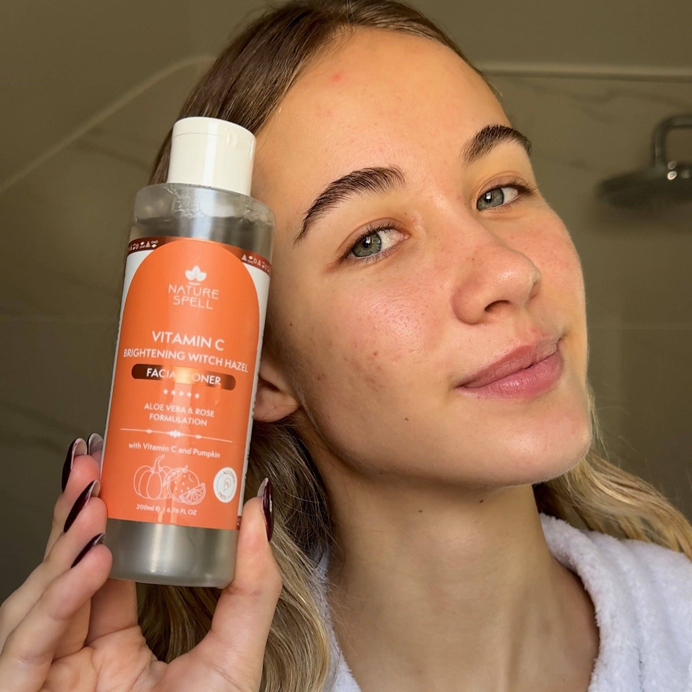 Nature Spell – wholesale Facial Toner – Nature Spell Brightening Witch Hazel Face Toner with Vitamin C4