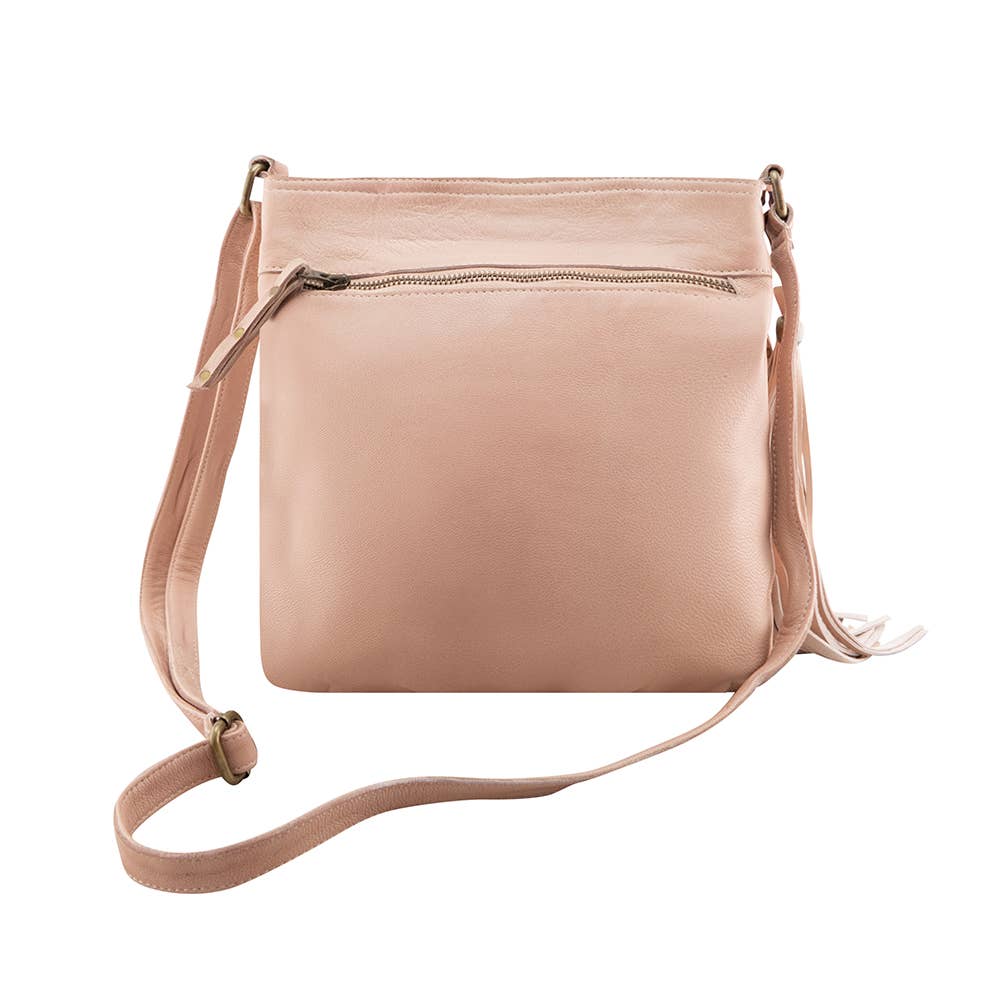 Cadelle Leather - Wholesale Crossbody Bag - Women's - Millie Crossbody | Misty Rose6