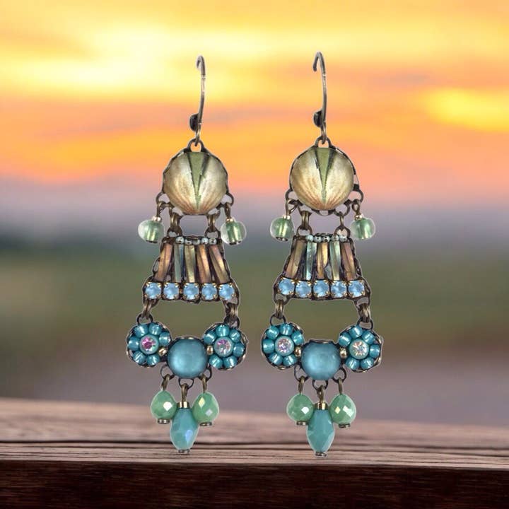 melizijewelry - Wholesale Dangle Earrings - Handmade crystal earrings Senda collection2