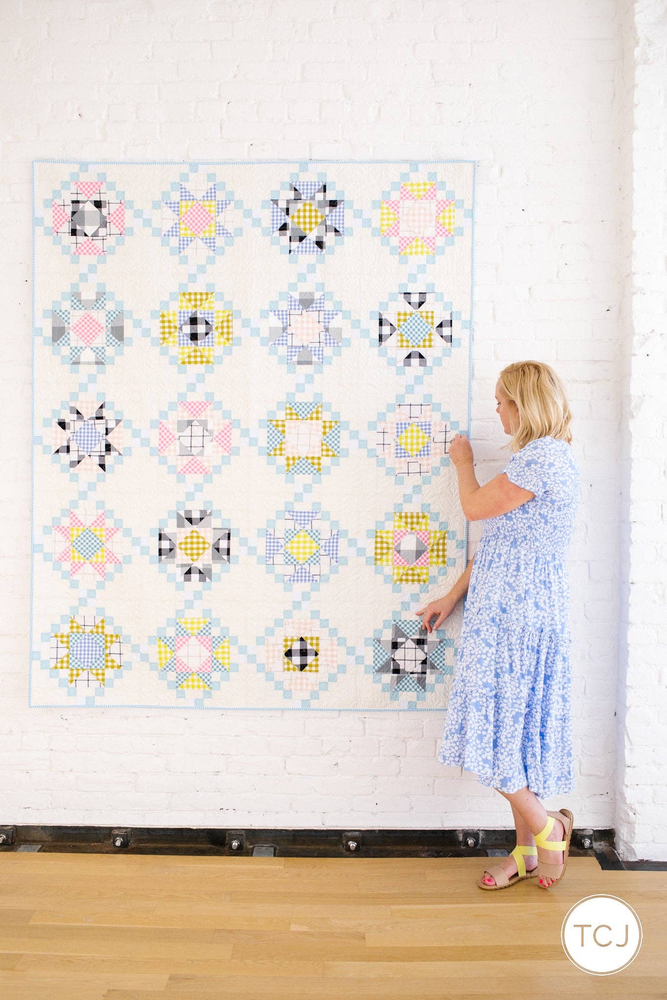 Then Came June - Wholesale Craft Sewing Kit - Champagne Quilt Pattern - Printed11