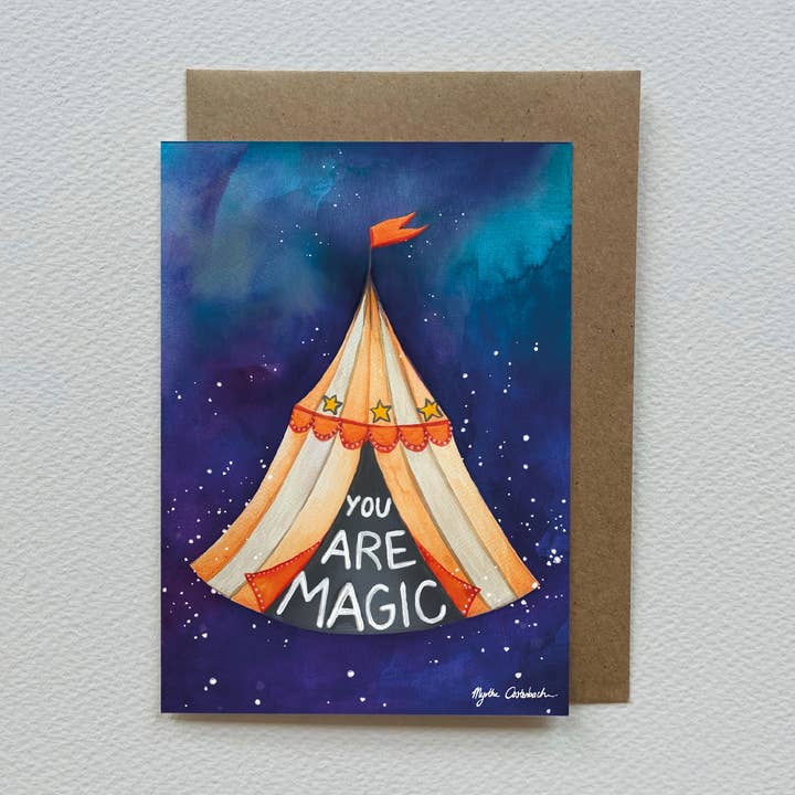 Myrthe Oostenbach Art - Wholesale Love Card - You are magic0