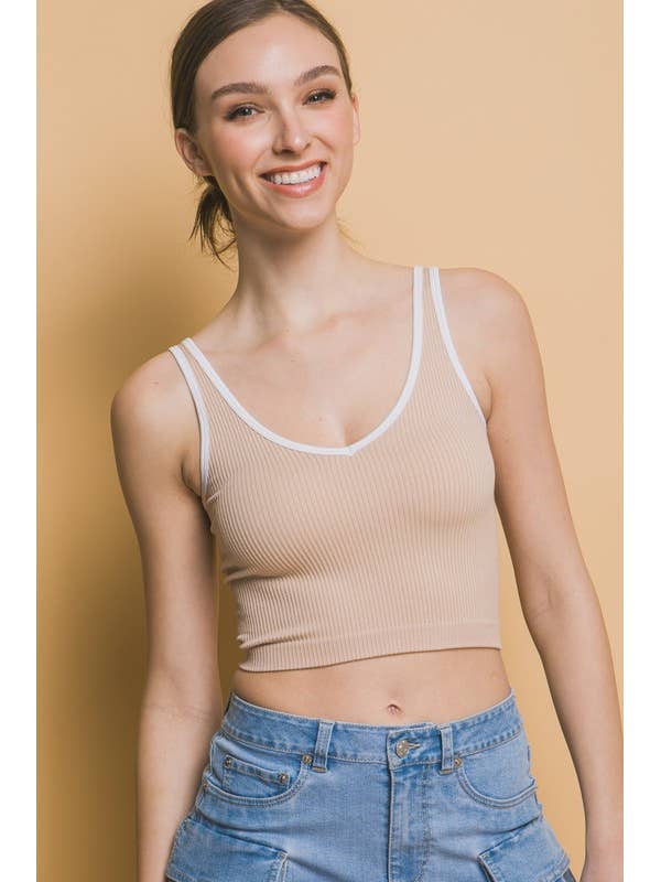 Sleeveless Crop Tank Top for wholesale by MintChoco