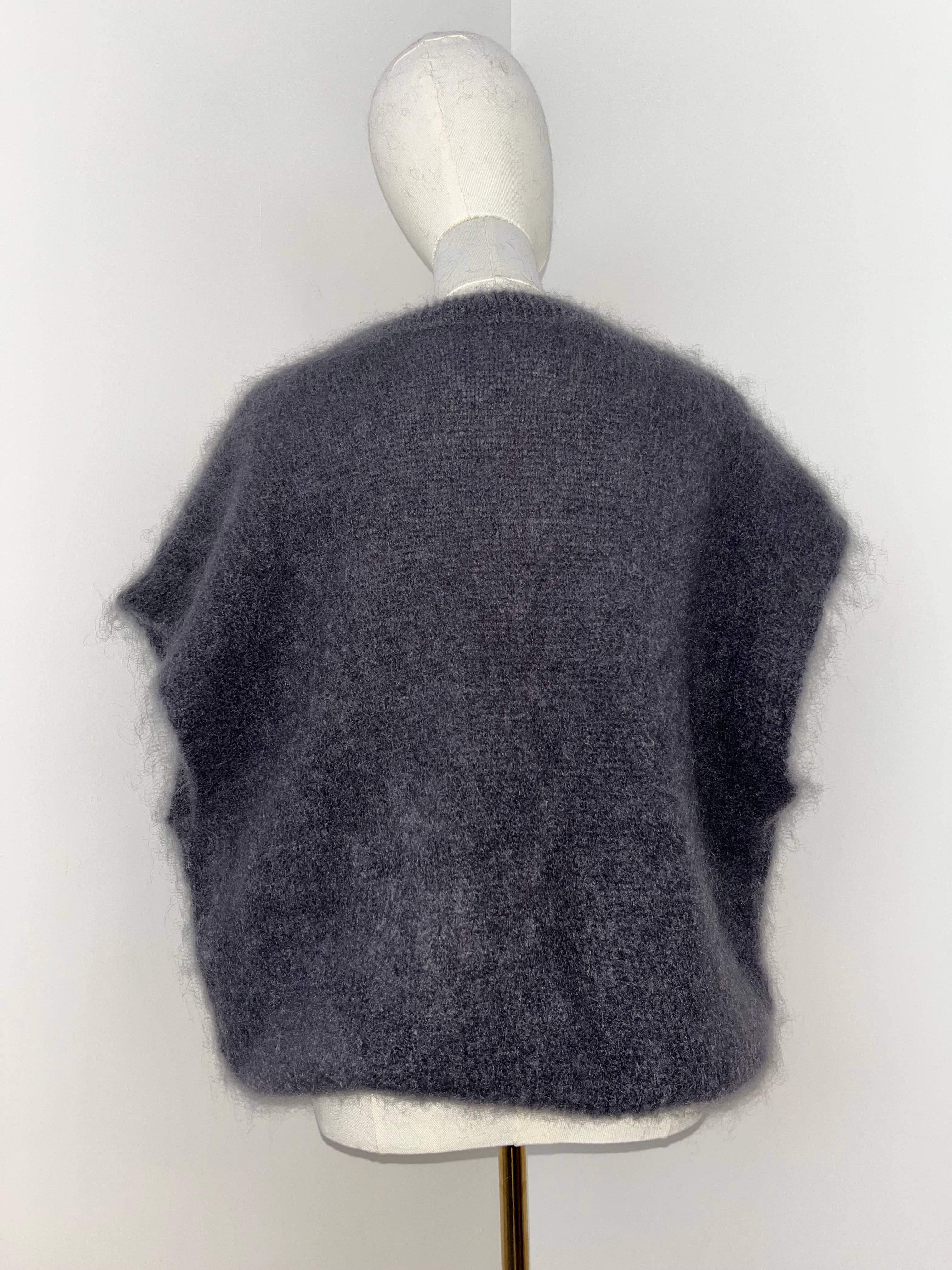 Orice - Vente Cardigan – femme - Gilet sans manche en maille 81% Kid mohair - Orice 7