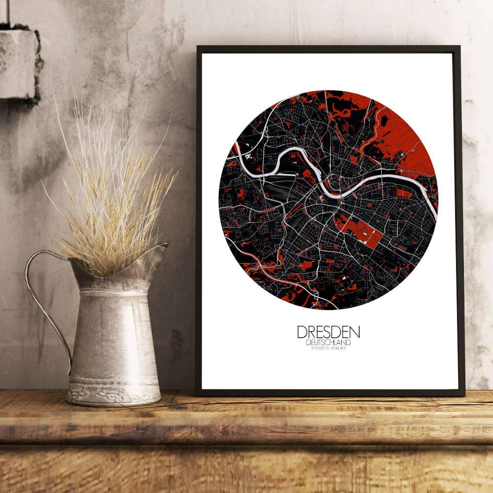 mapospheres - Vente Poster - Poster of Dresden | Germany4