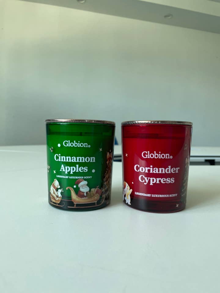 Globion Scented Candle Fir Cashmere - Solina Xmas Edition for wholesale by Globion