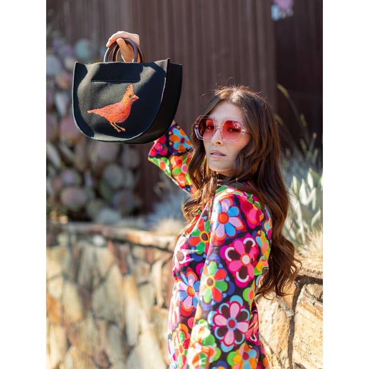 Lesley Evers - Wholesale Top Handle Bag - Women's - EVIE handbag Nothern Cardinal