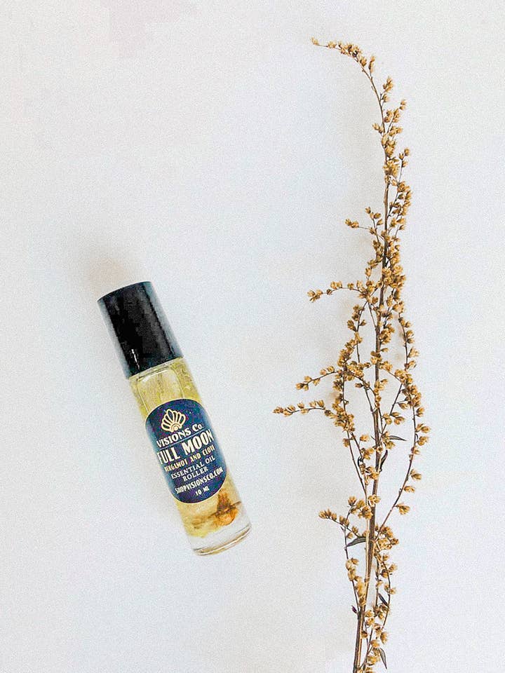FULL MOON ROLLER | Bergamot + Clove Essential Oil Roller for wholesale by Visions Co.